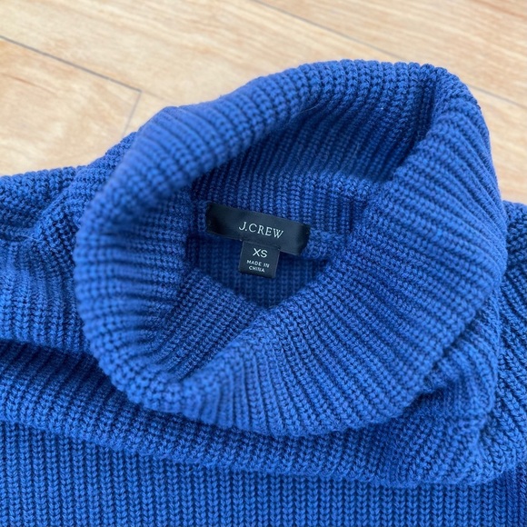 NWOT J. Crew Ribbed Cotton Blend Turtleneck - XS - Picture 3 of 4